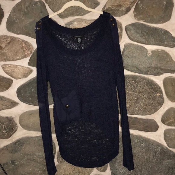 Blue long sleeve sweater - Picture 1 of 4